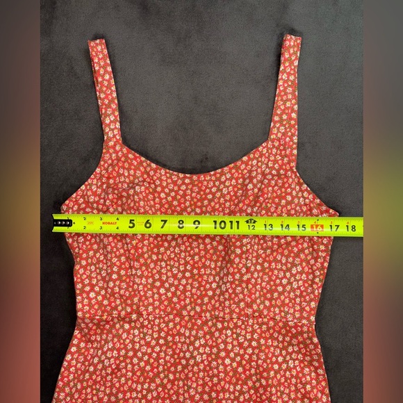 Free People Orange Midi Dress - Picture 5 of 10